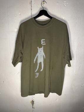 EDGLRD Twitchy Graphic T-Shirt Army Green XL